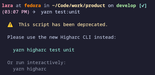 Running an old script within the new system