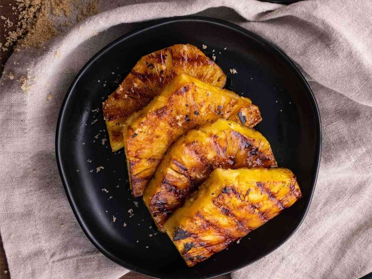 Brown Sugar Grilled Pineapple
