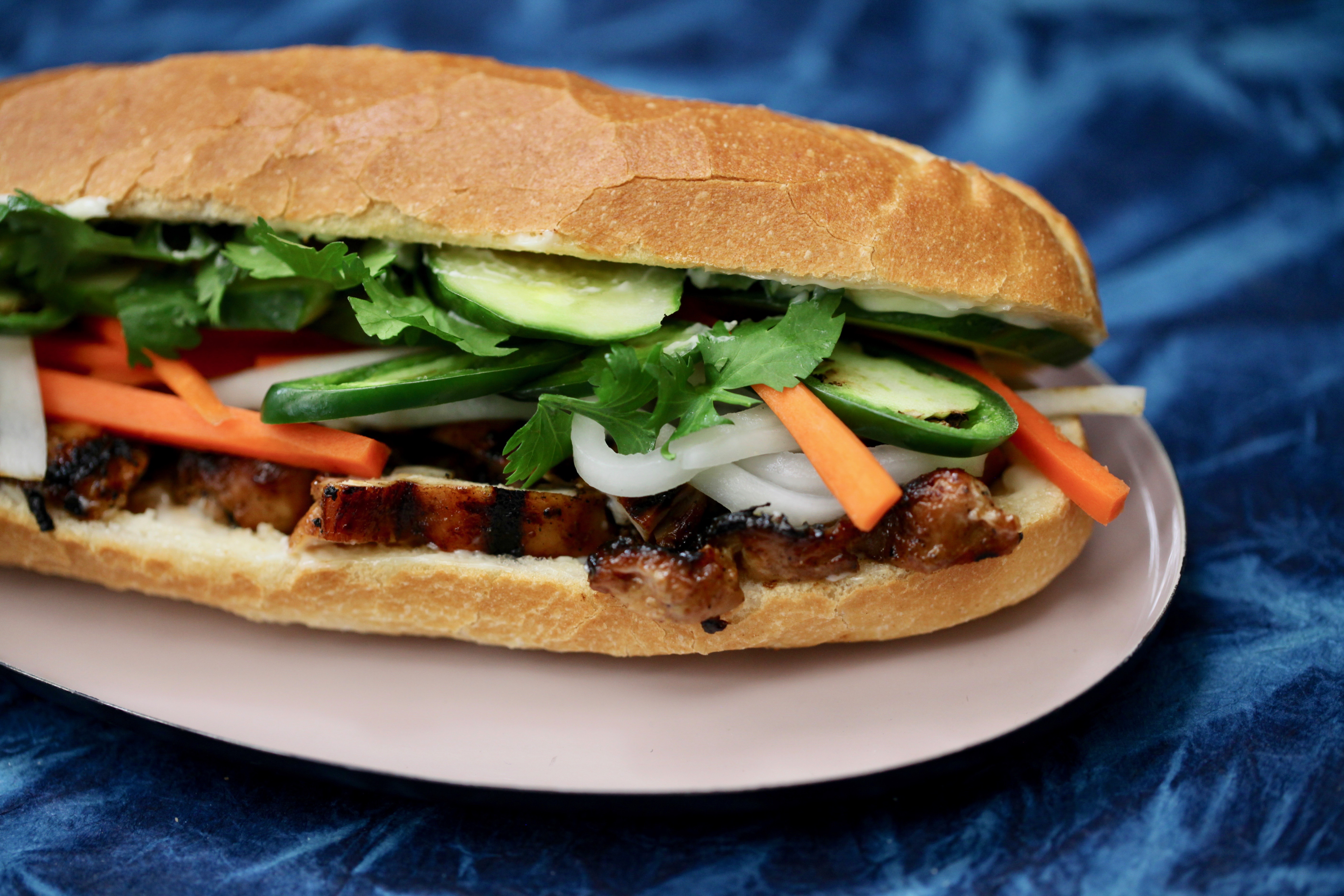 Char Siu Chicken Banh Mi