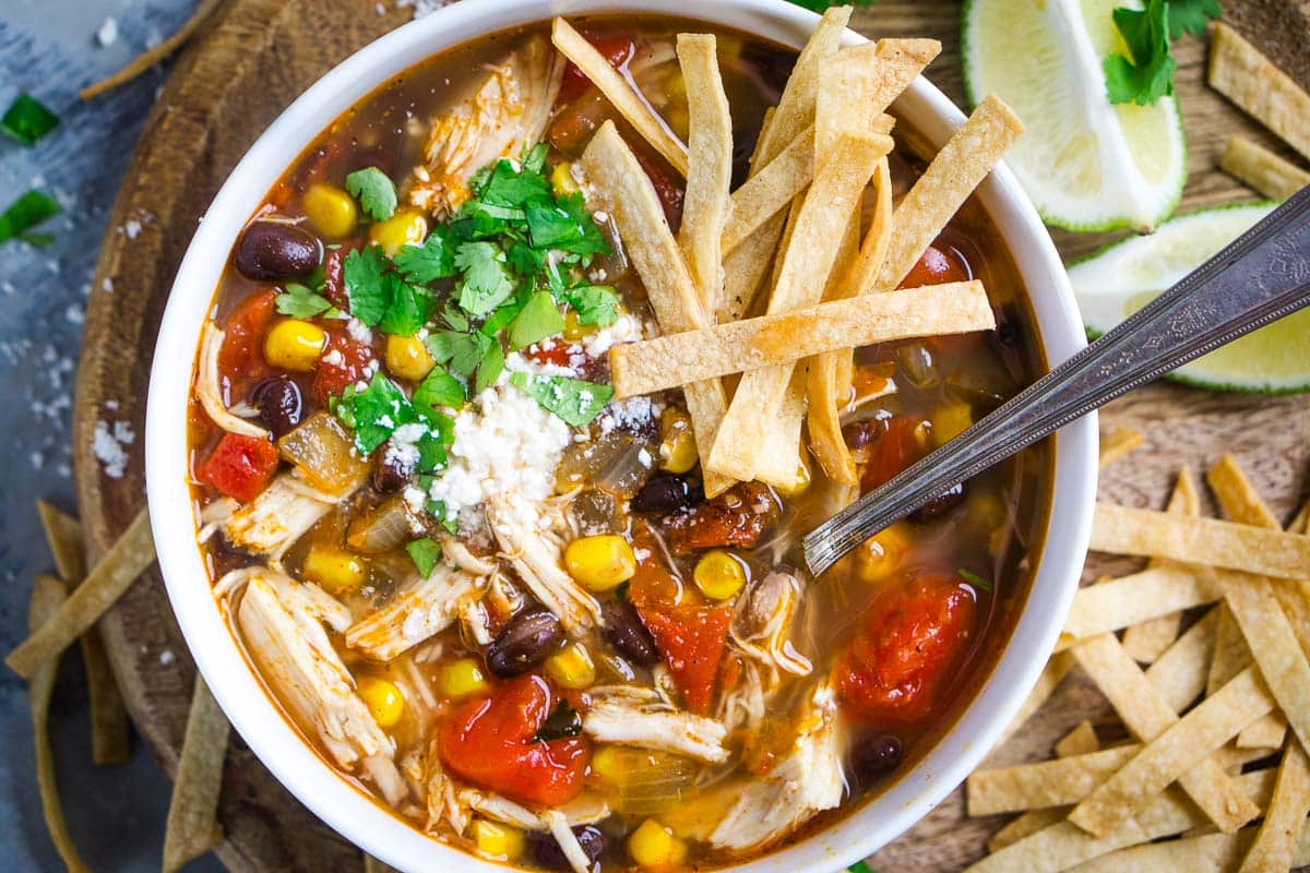 Easy Chicken Tortilla Soup